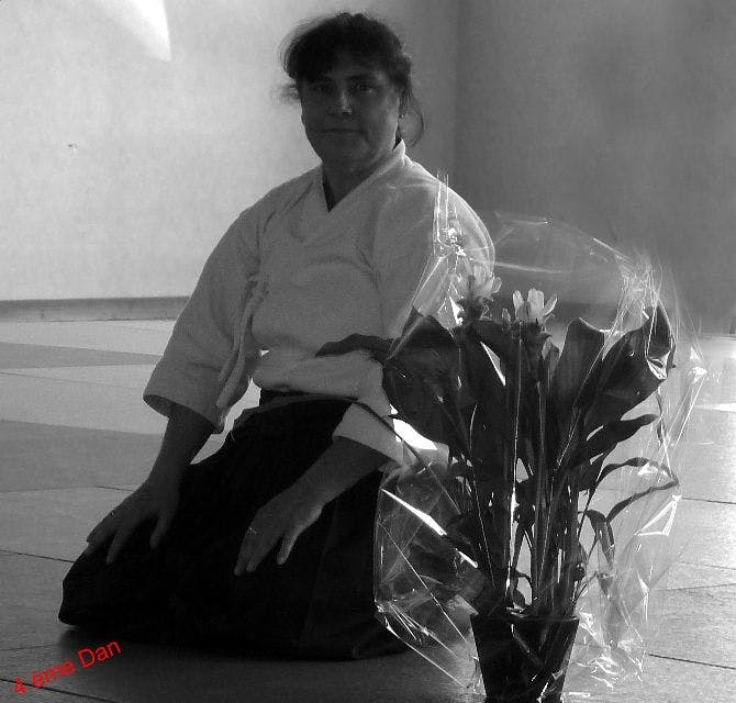 Enseignante aïkido enfants à Parthenays